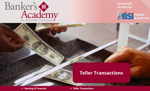 Teller Transactions - eBSI Export Academy