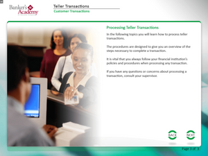 Teller Transactions - eBSI Export Academy