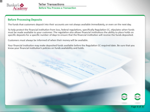 Teller Transactions - eBSI Export Academy