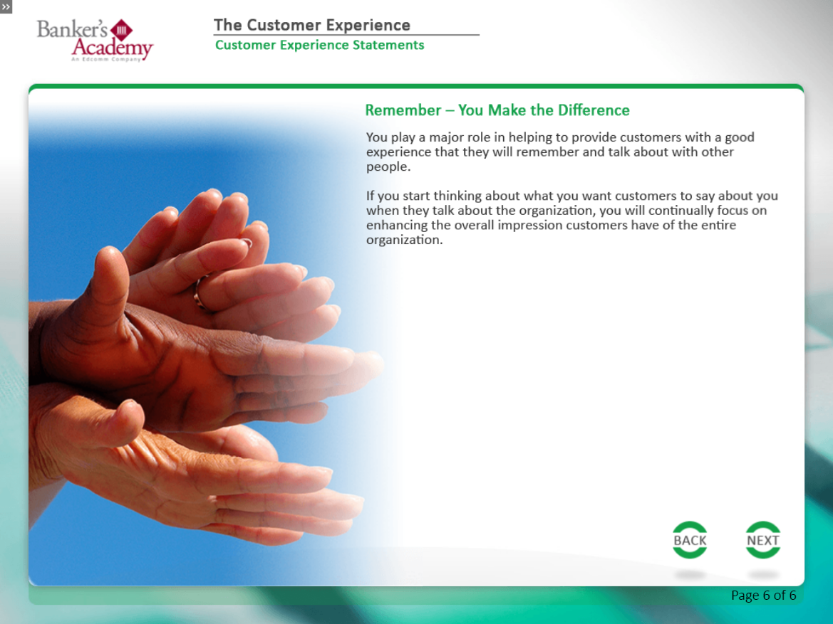 The Customer Experience - eBSI Export Academy