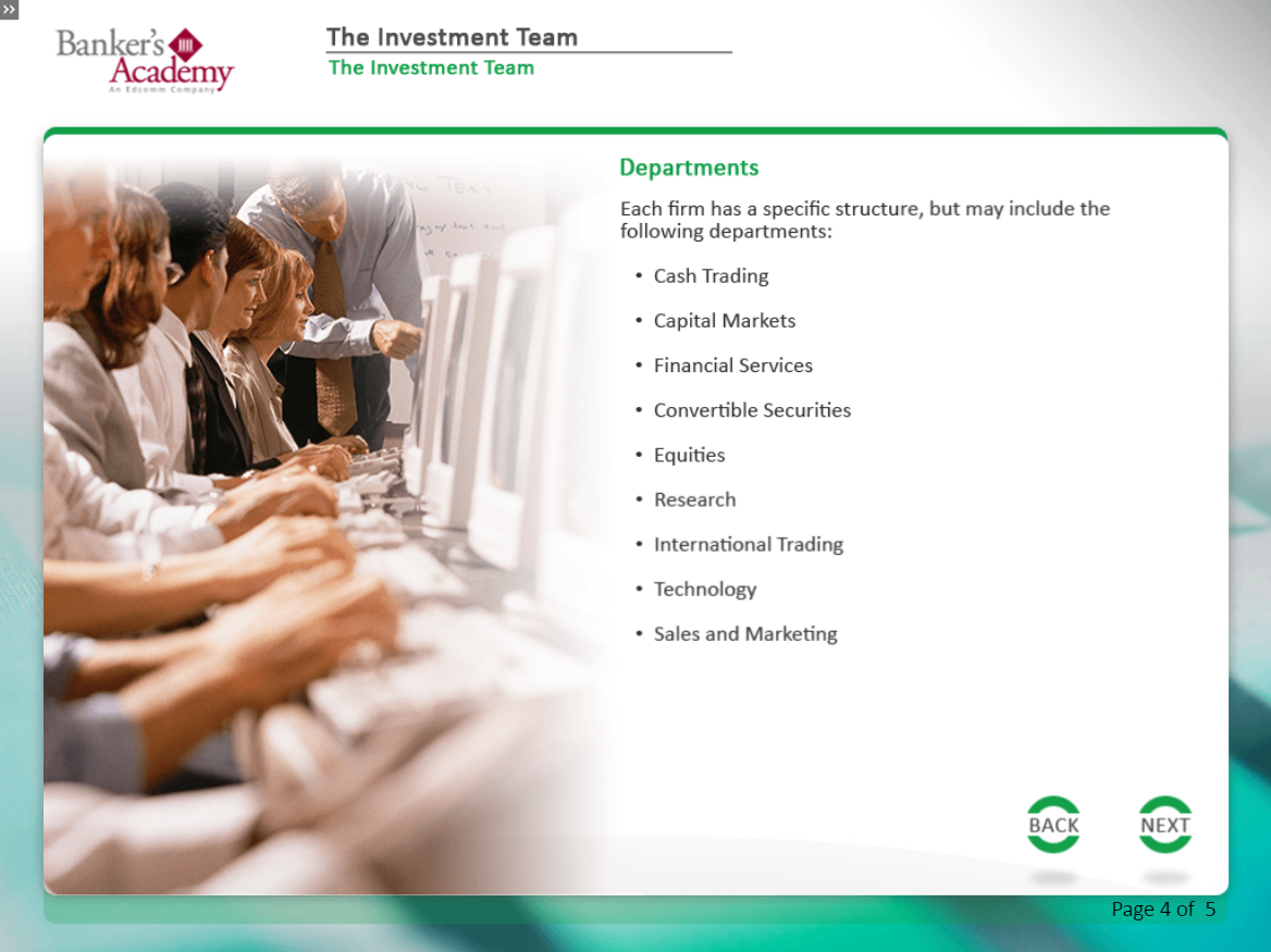 The Investment Team - eBSI Export Academy