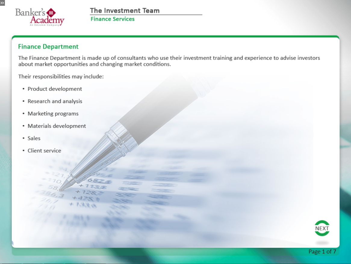 The Investment Team - eBSI Export Academy
