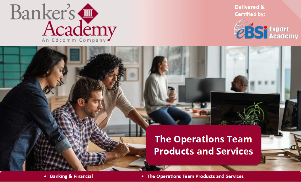 The Operations Team Products and Services - eBSI Export Academy