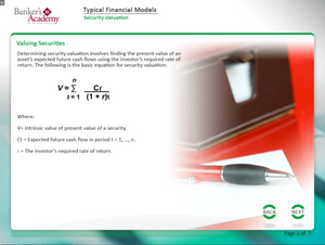 Typical Financial Models - eBSI Export Academy