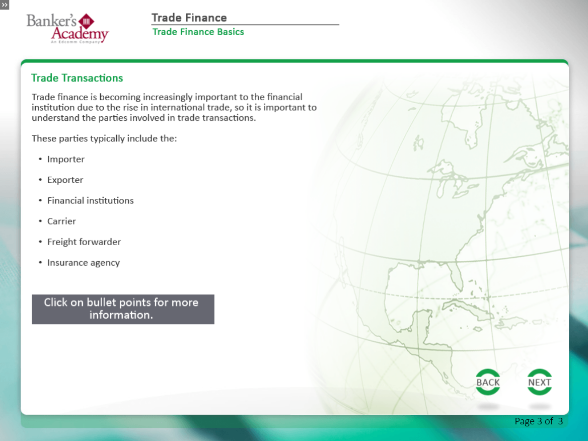 Introduction to Trade Finance - eBSI Export Academy