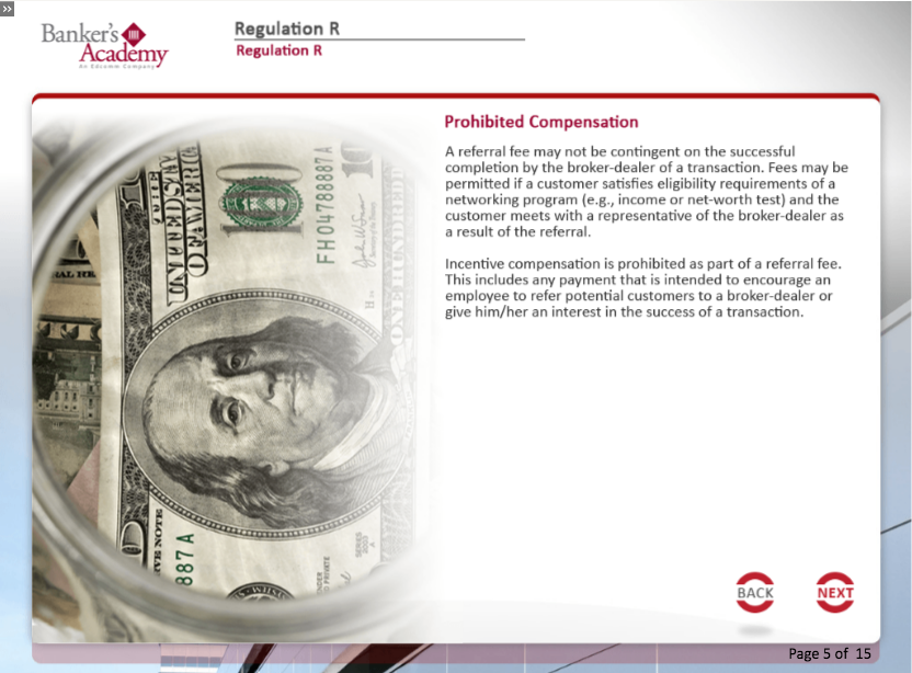 Regulation R: Exceptions From Definition of Broker - eBSI Export Academy