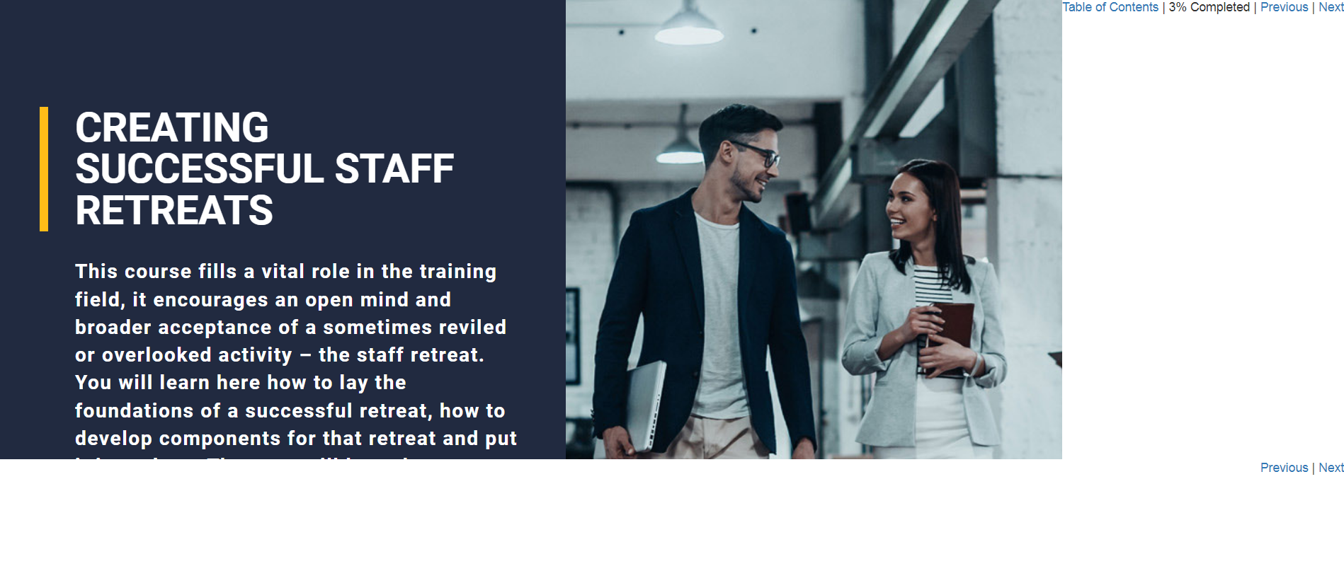 Creating Successful Staff Retreats - eBSI Export Academy