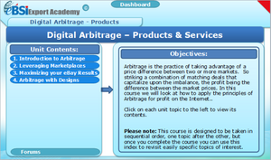 Digital Arbitrage - Products - eBSI Export Academy