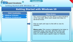 Getting Started with Windows 10 - eBSI Export Academy