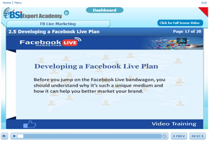 Facebook Live Marketing - eBSI Export Academy