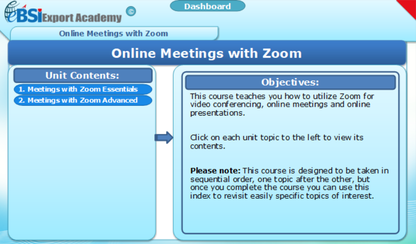 Online Meetings with Zoom - eBSI Export Academy
