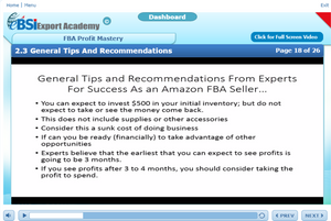 FBA Profit Mastery - eBSI Export Academy