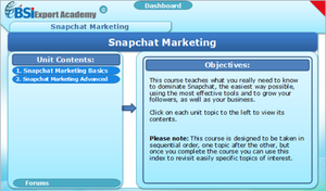 Snapchat Marketing - eBSI Export Academy