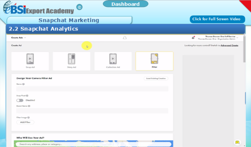Snapchat Marketing - eBSI Export Academy