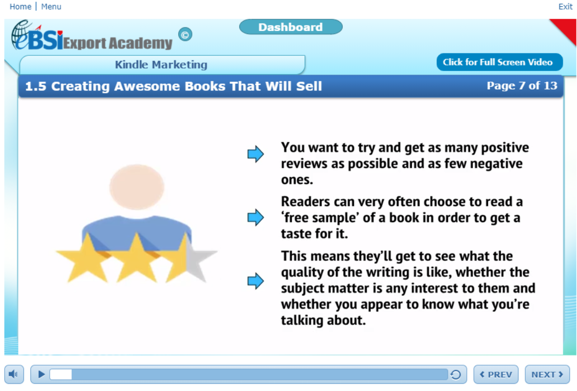 Kindle Marketing - eBSI Export Academy