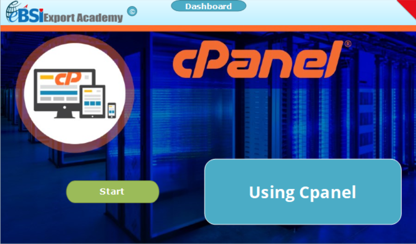 Using Cpanel - eBSI Export Academy