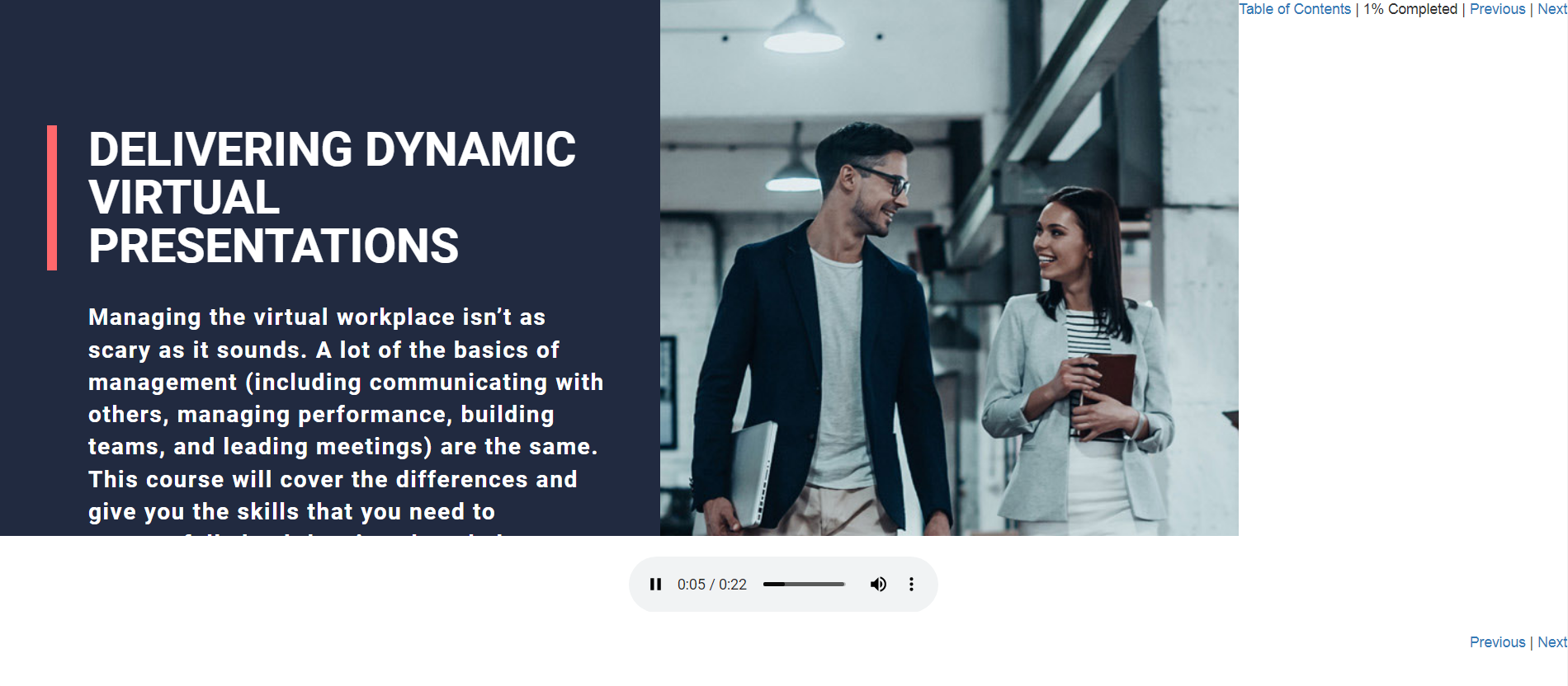 Delivering Dynamic Virtual Presentations - eBSI Export Academy
