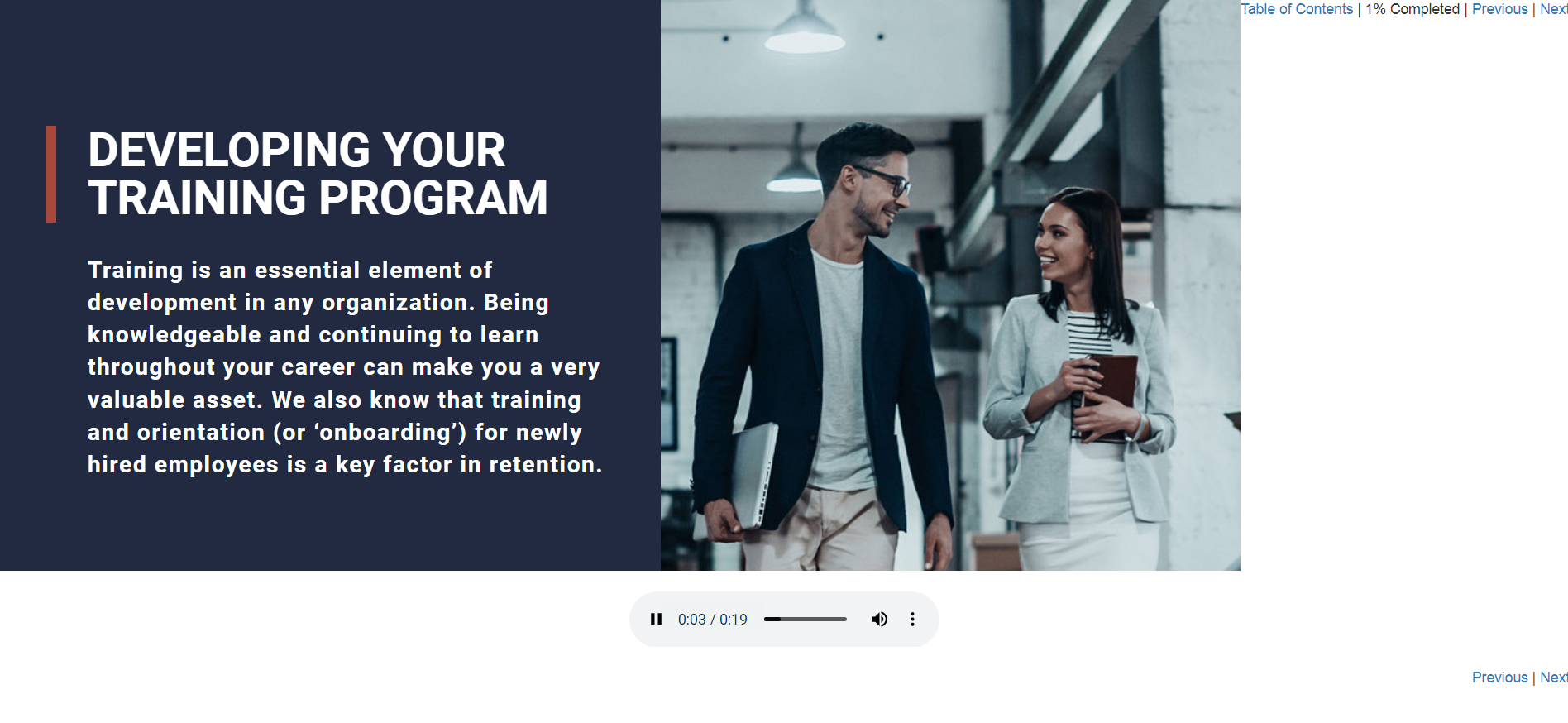 Developing Your Training Program - eBSI Export Academy
