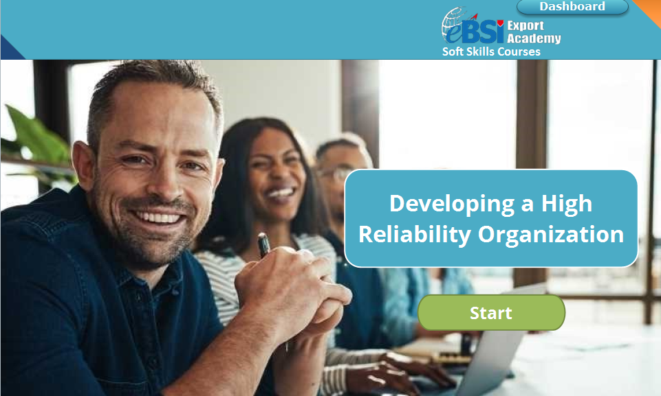 Developing a High Reliability Organization - eBSI Export Academy