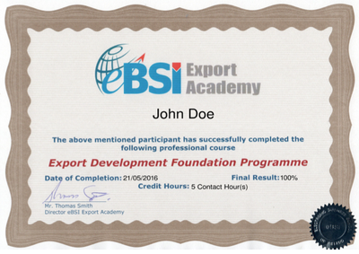 EDFP - Export Development Foundation Program