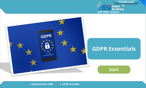 GDPR Essentials - eBSI Export Academy