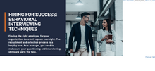 Load image into Gallery viewer, Behavioral Interviewing Techniques - eBSI Export Academy