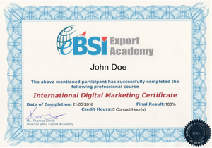IDM - International Digital Marketing - eBSI Export Academy