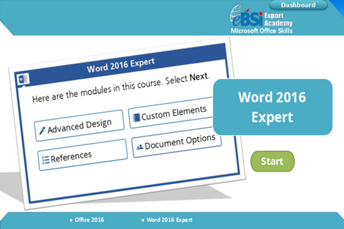 Word 2016 Expert - eBSI Export Academy