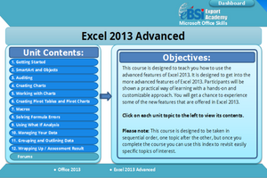 Excel 2013 Advanced - eBSI Export Academy