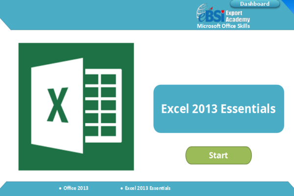 Excel 2013 Essentials - eBSI Export Academy