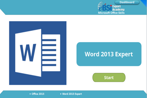 Word 2013 Expert - eBSI Export Academy