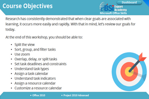 Project 2010 Advanced - eBSI Export Academy