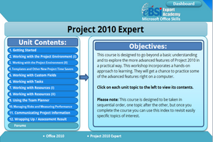 Project 2010 Expert - eBSI Export Academy