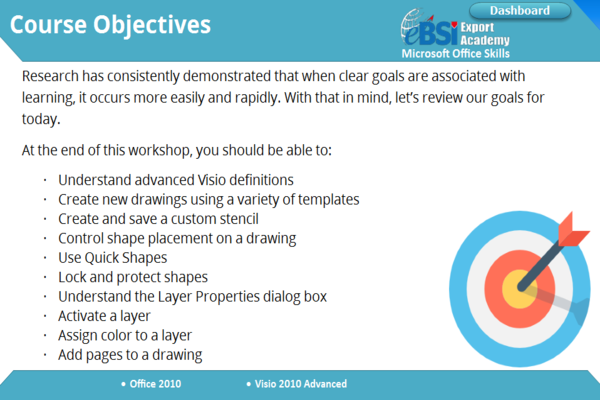 Visio 2010 Advanced - eBSI Export Academy