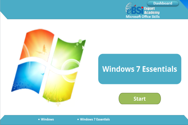 Windows 7 Essentials - eBSI Export Academy