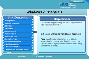 Windows 7 Essentials - eBSI Export Academy