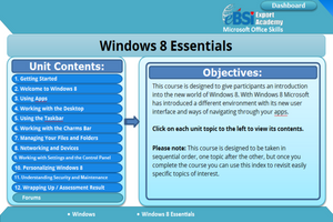 Windows 8 Essentials - eBSI Export Academy