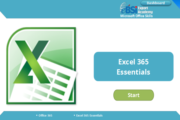 Excel 365 Essentials - eBSI Export Academy