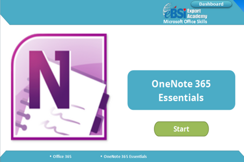 OneNote 365 Essentials - eBSI Export Academy