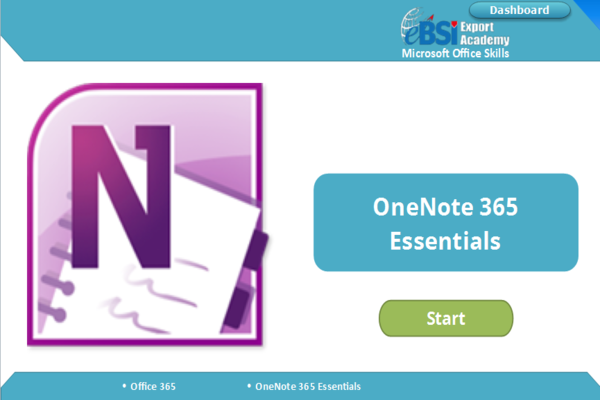 OneNote 365 Essentials - eBSI Export Academy