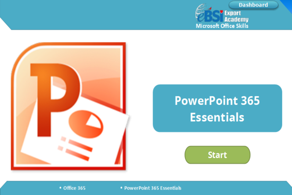 Powerpoint 365 Essentials - eBSI Export Academy