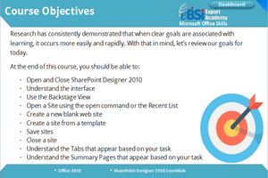 Sharepoint Designer 2010 Essentials - eBSI Export Academy