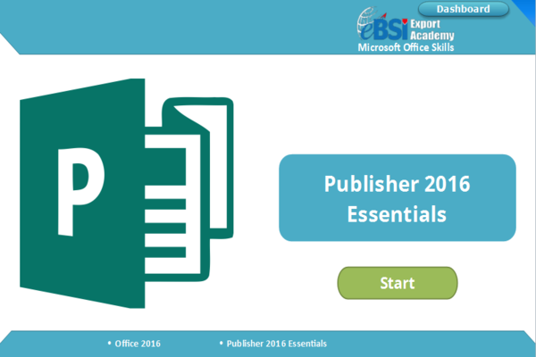 Publisher 2016 Essentials - eBSI Export Academy