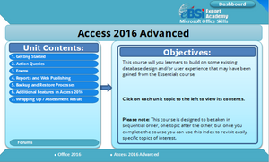 Access 2016 Advanced - eBSI Export Academy