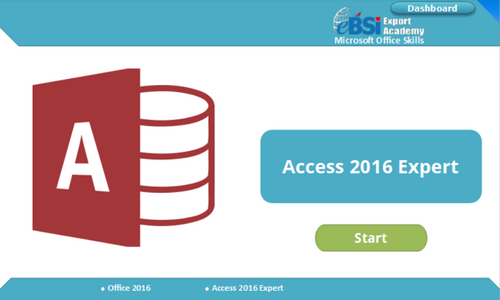 Access 2016 Expert - eBSI Export Academy