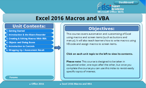 Excel 2016 Macros and VBA - eBSI Export Academy