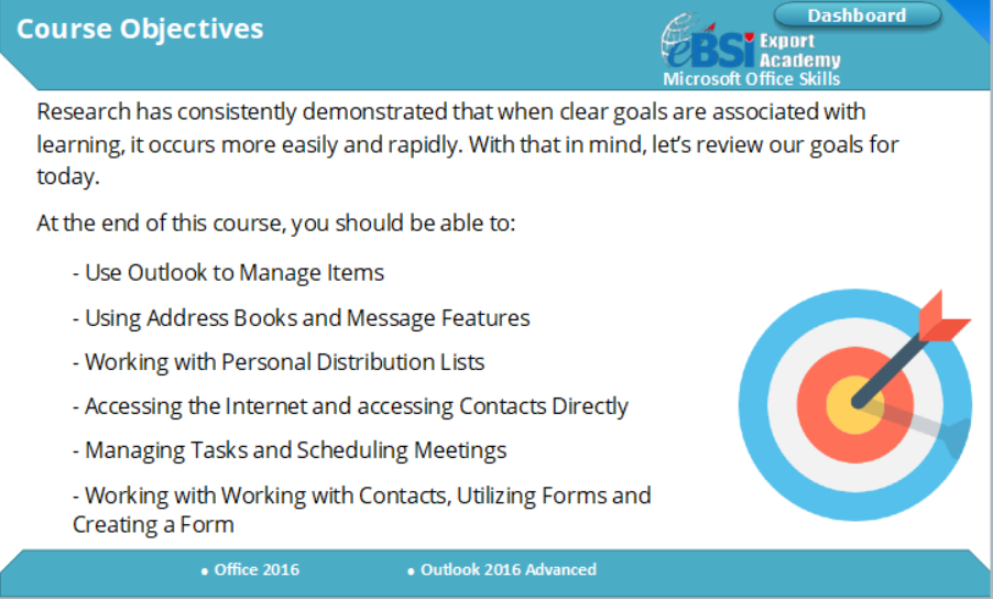 Outlook 2016 Advanced - eBSI Export Academy