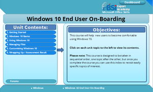 Windows 10 End User On-Boarding - eBSI Export Academy