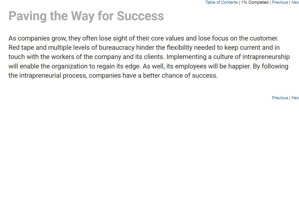 Intrapreneurship - eBSI Export Academy