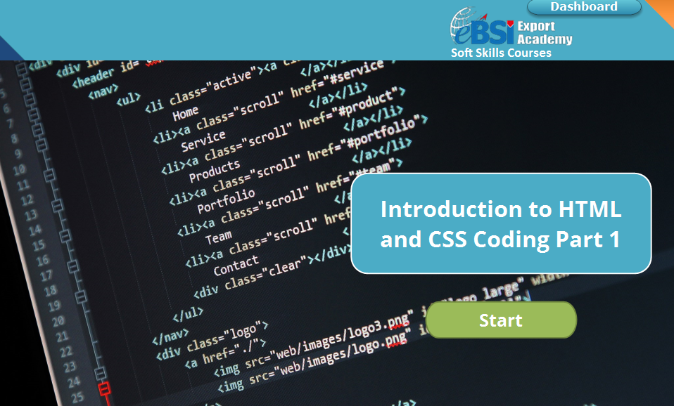 Introduction to HTML and CSS Coding Part 1 - eBSI Export Academy
